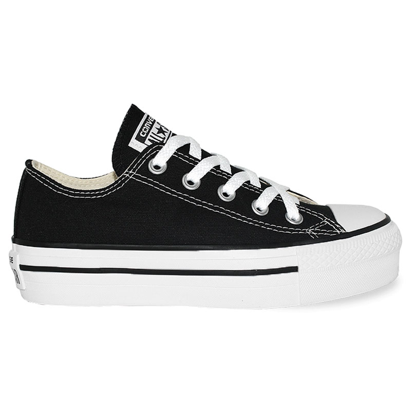 ALL STAR LIFT CANVAS OX PRETO