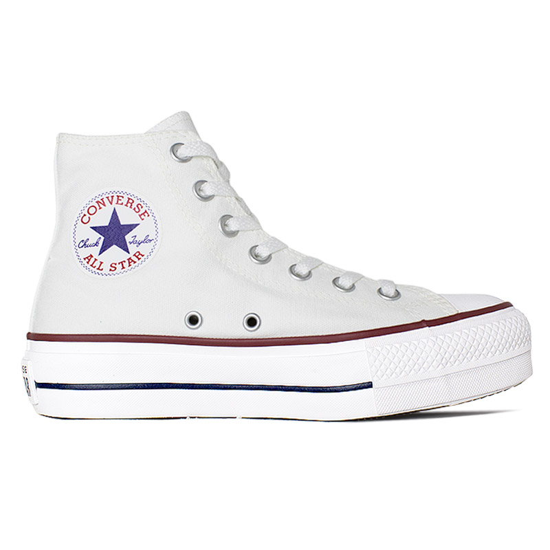 ALL STAR LIFT CANVAS HI BRANCO