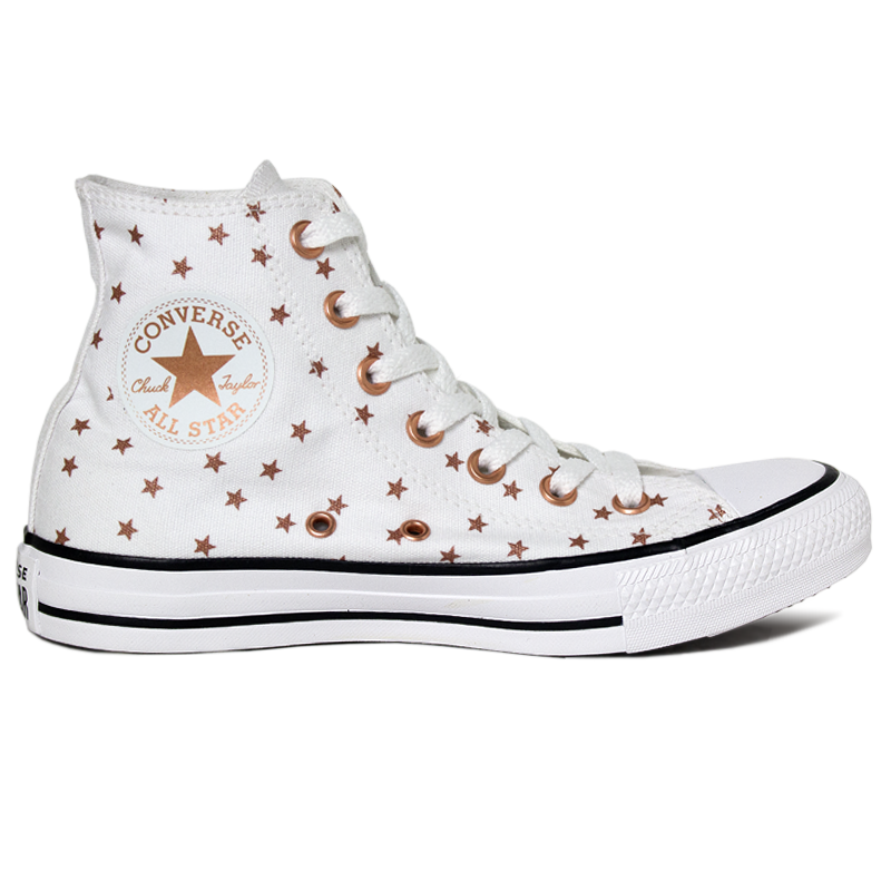 all star preto com estrelinhas