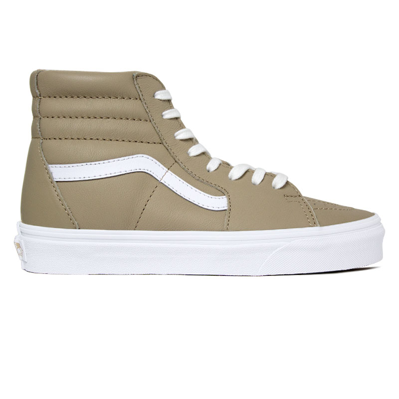 tenis vans branco couro