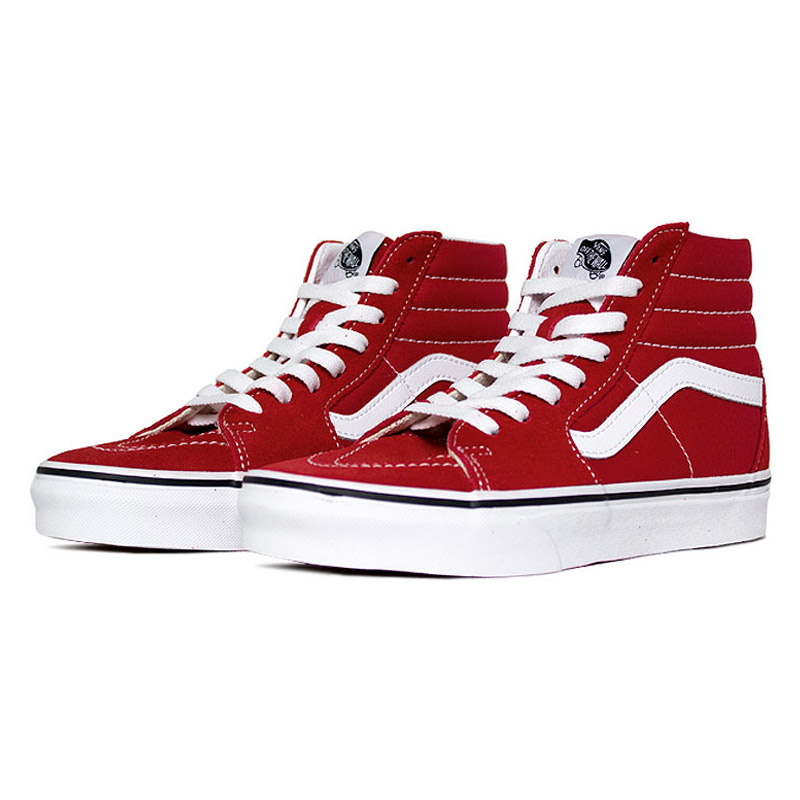 tenis vans vermelho escuro