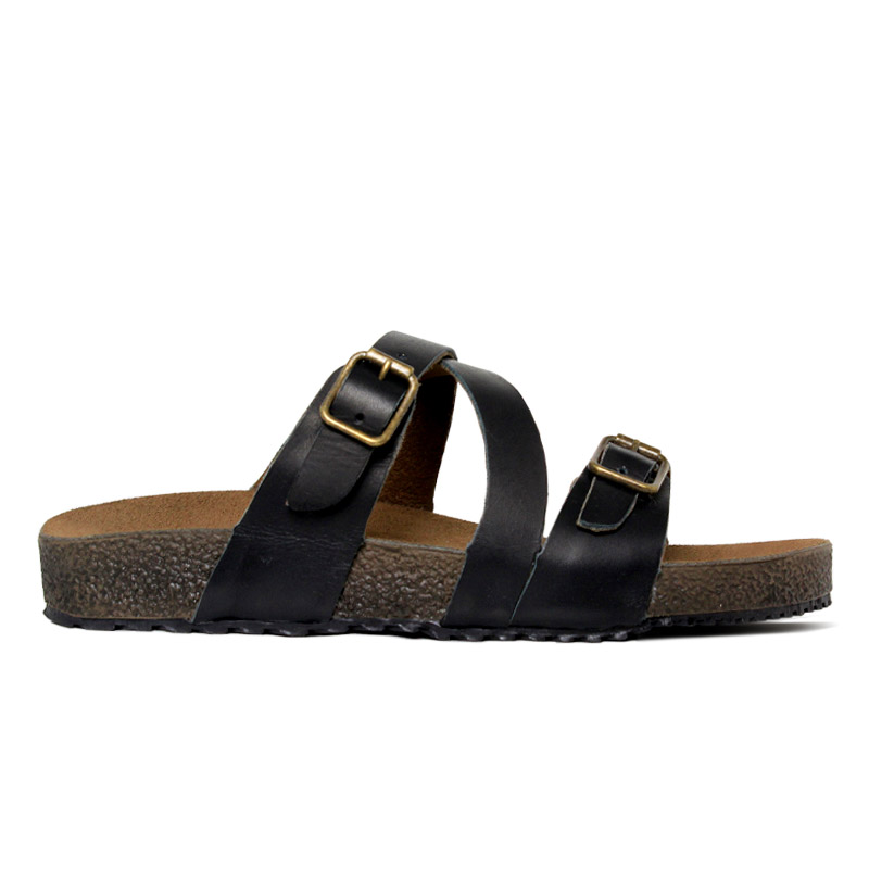 SANDALIA BIRKEN TIRINHAS X PRETO