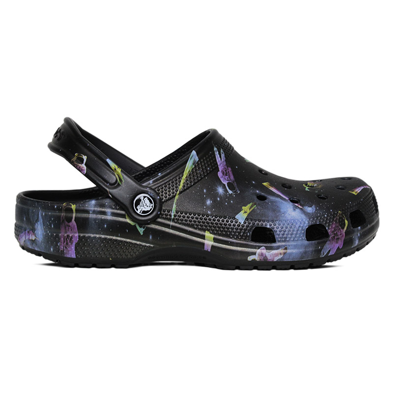 CROCS CLASSIC OUT OF THIS WORLD BLACK 