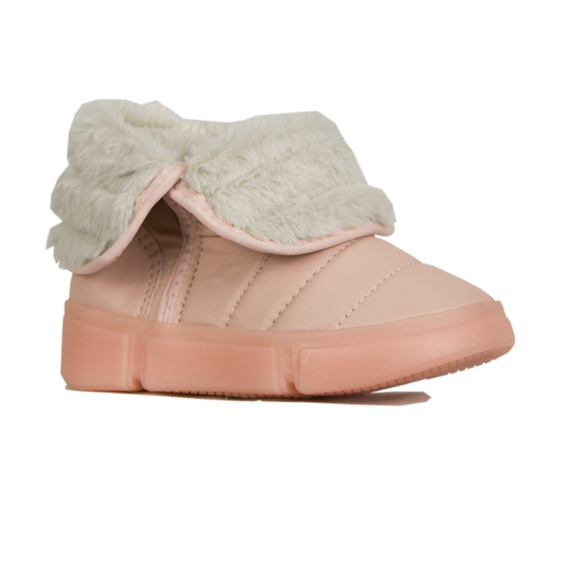 KIDS PUFF BOOT CONVEXO QUARTZO/PESSEGO 18 A 27