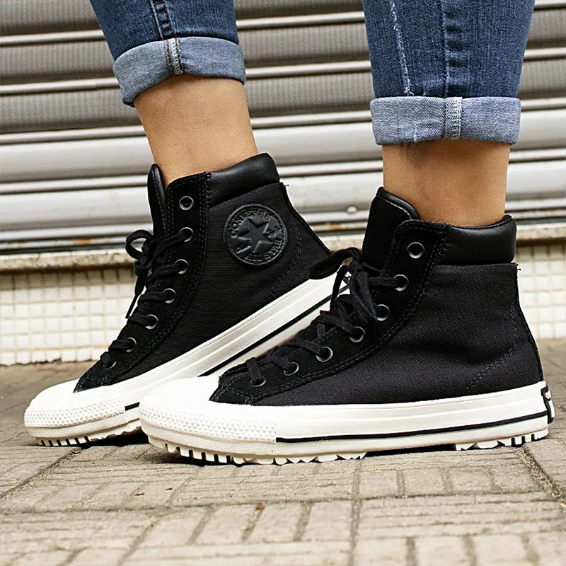 Tênis Converse Chuck Taylor All Star Original Boot PC Hi Soothing Craft  Castanho - Villa Kahvi