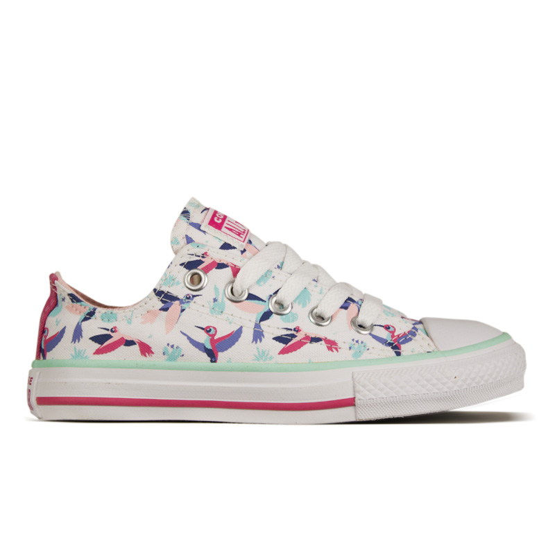 ALL STAR BIRDS OX BRANCO/ROSA