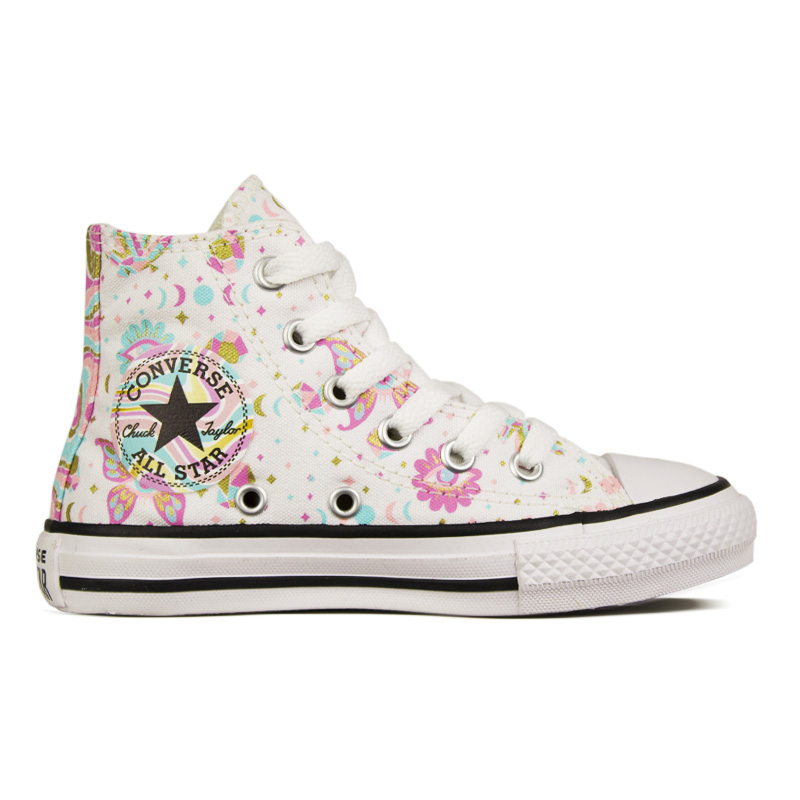 ALL STAR BUTTERFLY HI BRANCO/CORAL