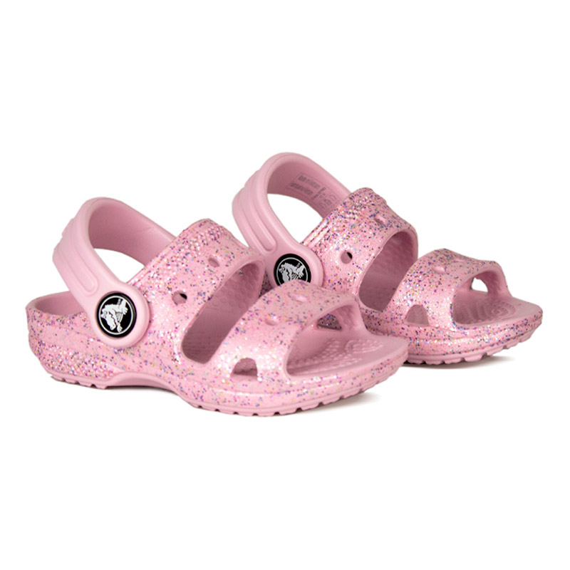 CROCS CLASSIC SANDAL KIDS GLITTER RAINBOW