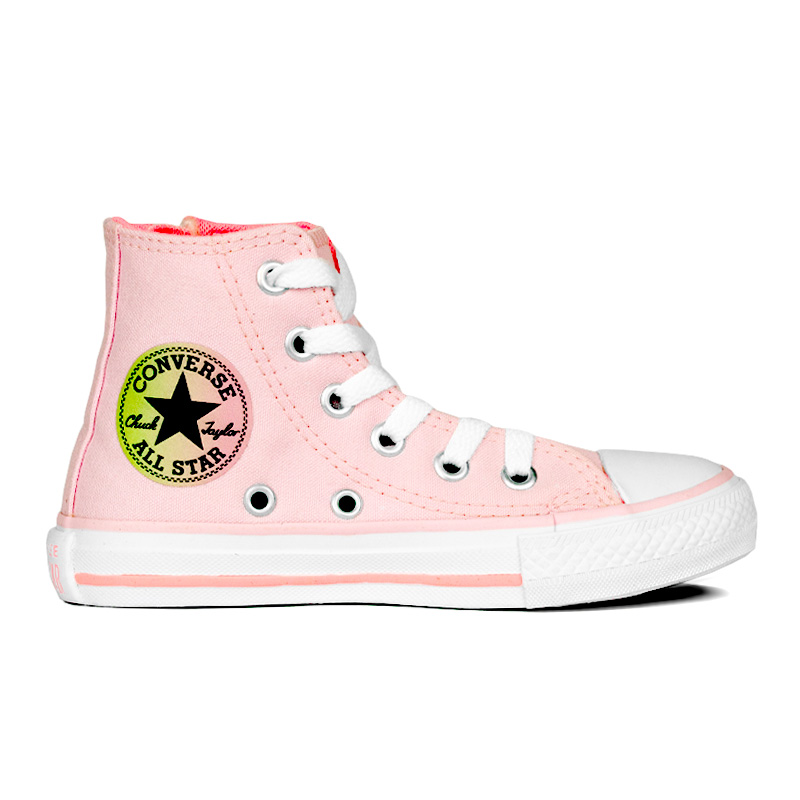 ALL STAR KIDS HI DEGRADE ROSA CHICLE/VERDE