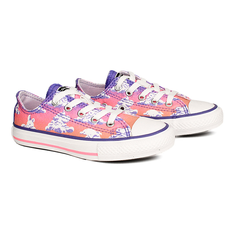 ALL STAR KIDS COLOR SKY OX ROSA/ROXO