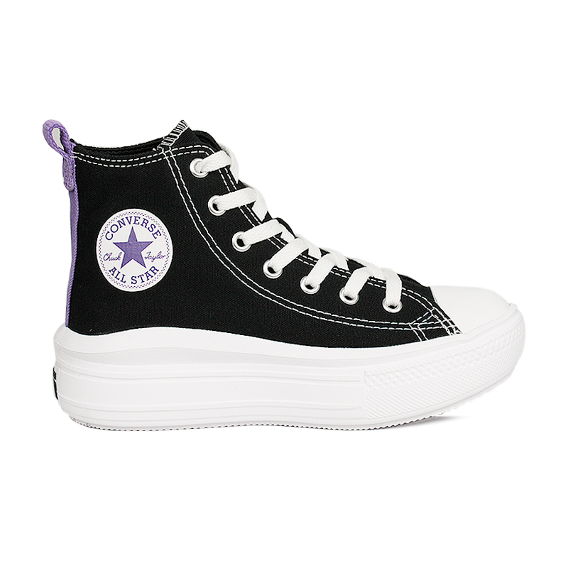 ALL STAR MOVE KIDS HI PRETO/ROXO LUA