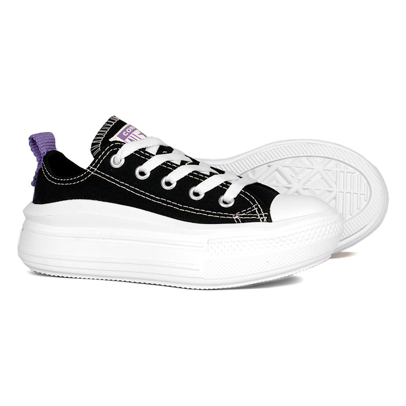  ALL STAR MOVE KIDS OX PRETO/ROXO LUA