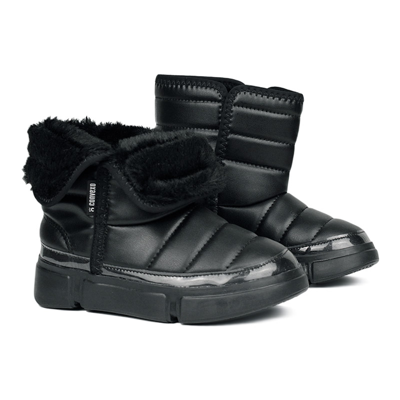 KIDS PUFF BOOT CONVEXO PRETO 19 A 27