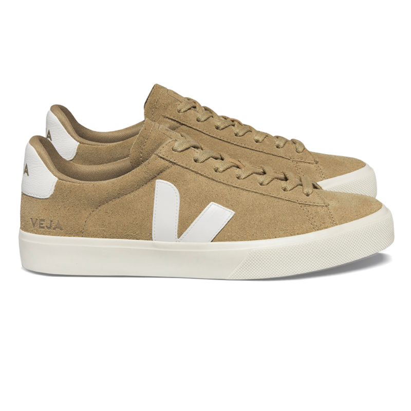 VEJA CAMPO SUEDE DUNE/WHITE