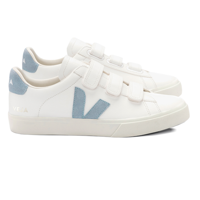 VEJA RECIFE LOGO CHROMEFREE LEATHER STEEL