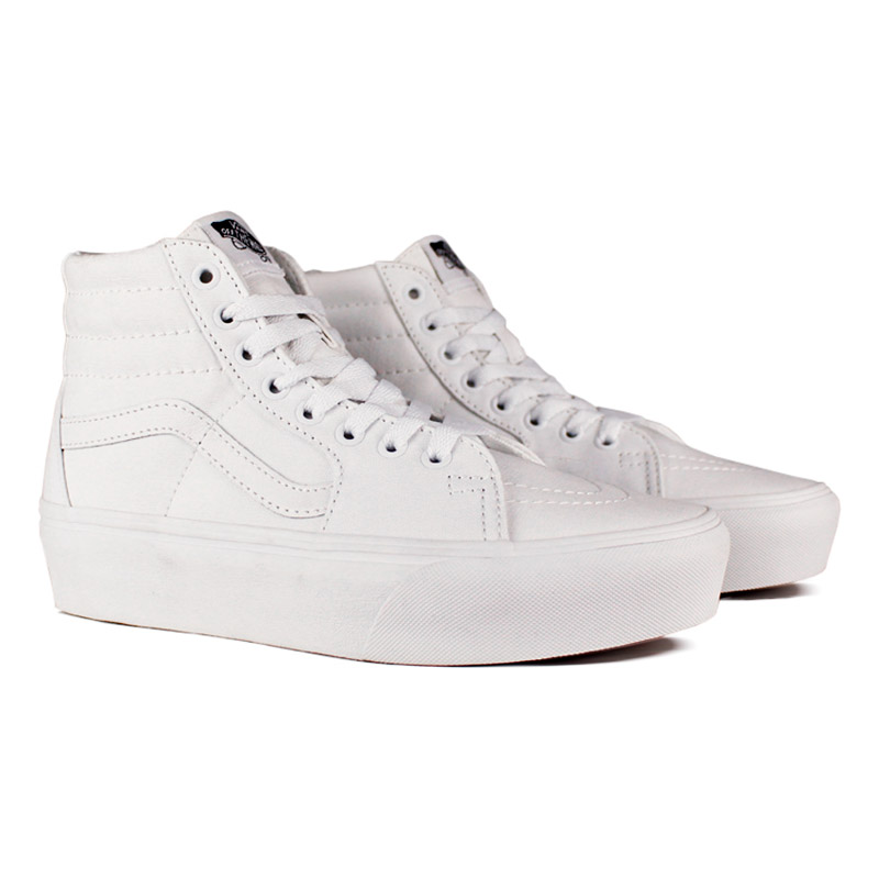 VANS SK8 HI PLATFORM 2.0 WHITE