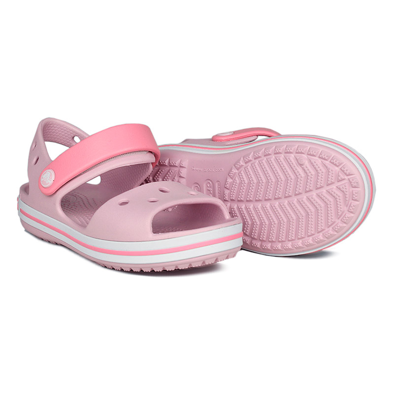 CROCS KIDS CROCBAND SANDAL BALLERINA PINK