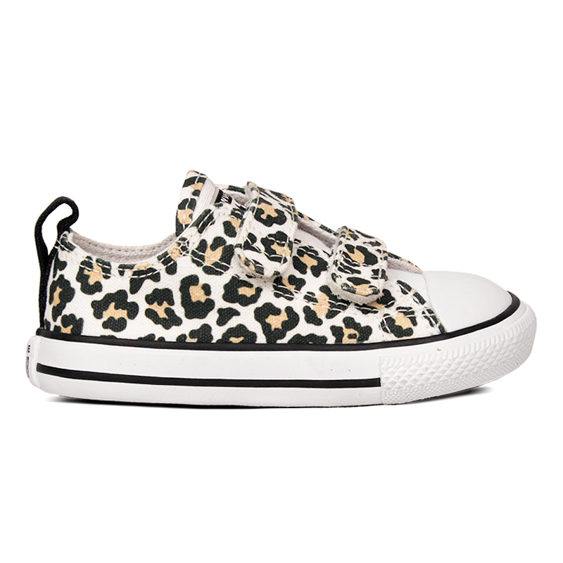 ALL STAR BABY 2V LEOPARD LOVE BRANCO