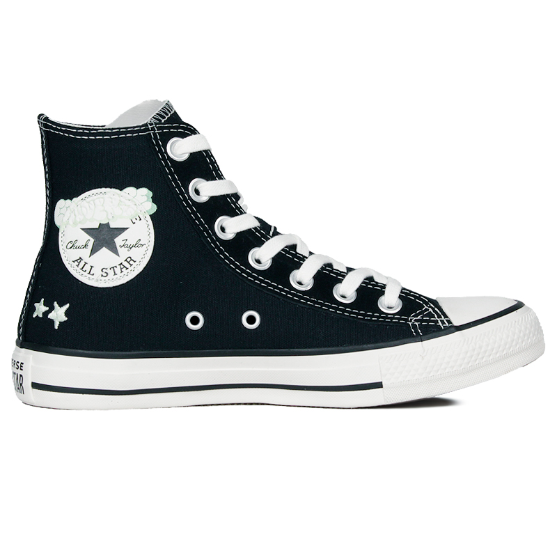 CHUCK TAYLOR ALL STAR HI ARTFUL GRUNGE PRETO