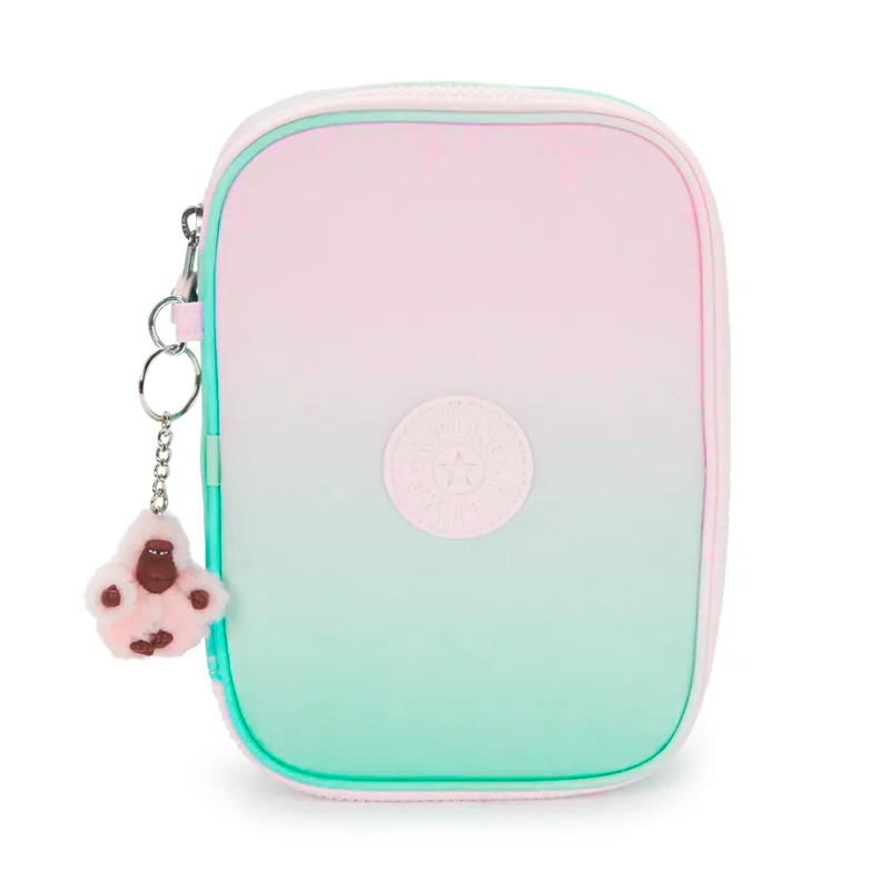 ESTOJO KIPLING 100 PENS GRADIENT SEA