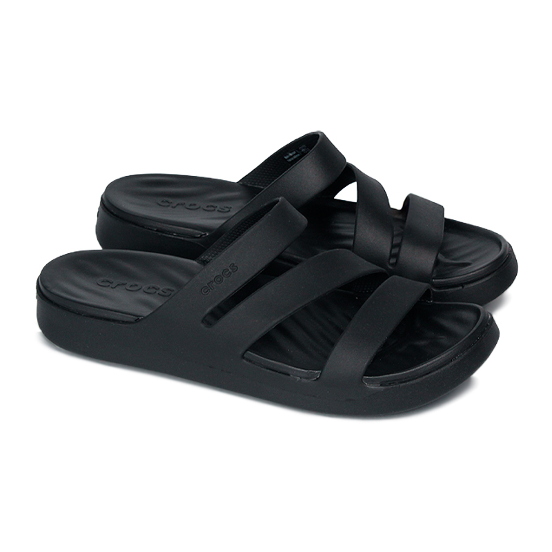 CROCS GETAWAY STRAPPY BLACK
