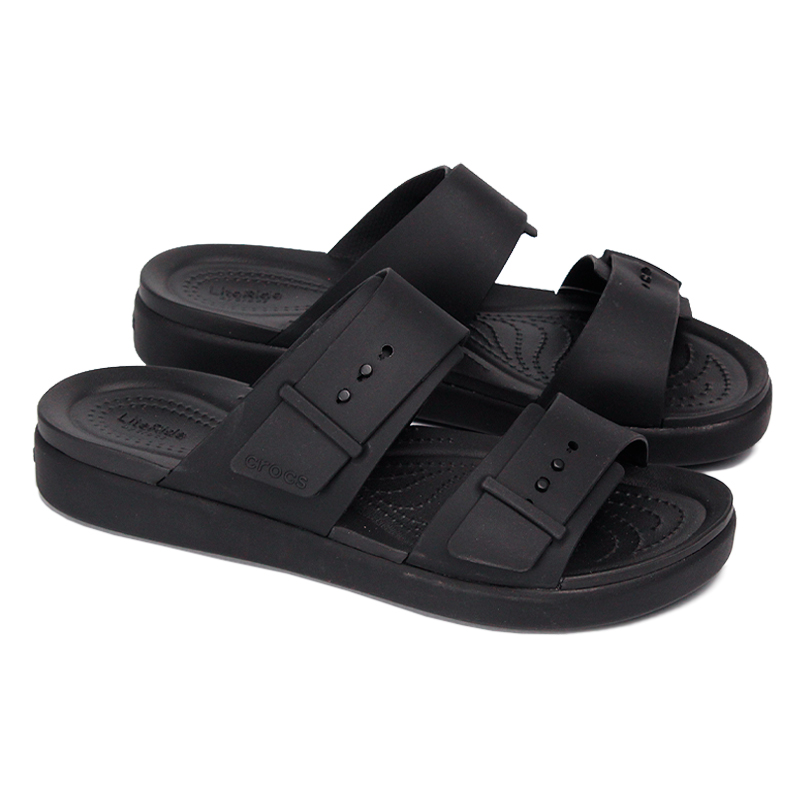 CROCS BROOKLYN BUCKLE LOW LOW BLACK
