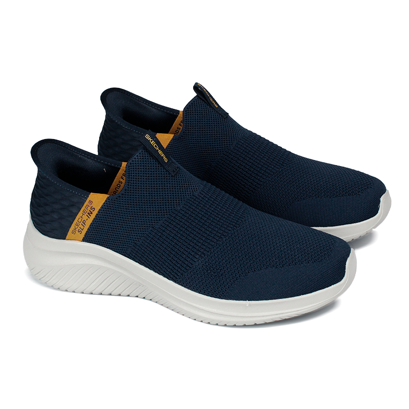 SKECHERS ULTRA FLEX VIEWPOINT 3.0 AZUL MARINHO LARANJA