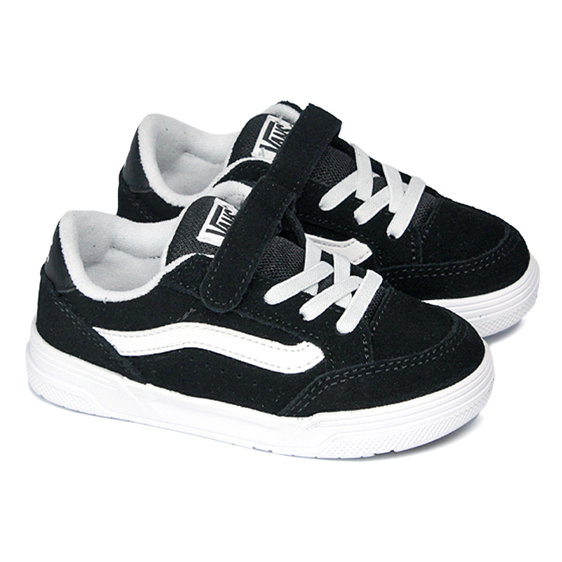 VANS HYLANE VELCRO TODDLER BLACK/WHITE