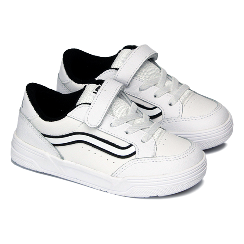 VANS HYLANE VELCRO TODDLER WHITE/BLACK
