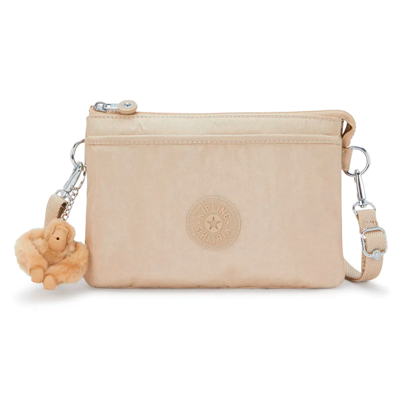 BOLSA KIPLING RIRI SPARKLED BEIGE