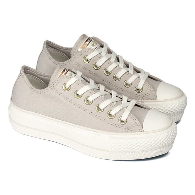 CHUCK TAYLOR ALL STAR LIFT OX SUMMER METALS BEGE