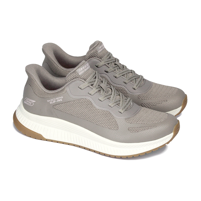 SKECHERS BOBS SQUAD 4 - STAPLE LOOK TAUPE