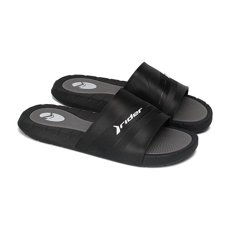CHINELO RIDER RUSH SLIDE AD PRETO/CINZA