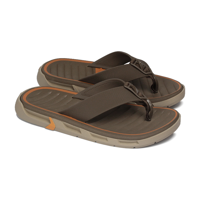 CHINELO RIDER RFEAT DEDO AD BEGE/MARROM