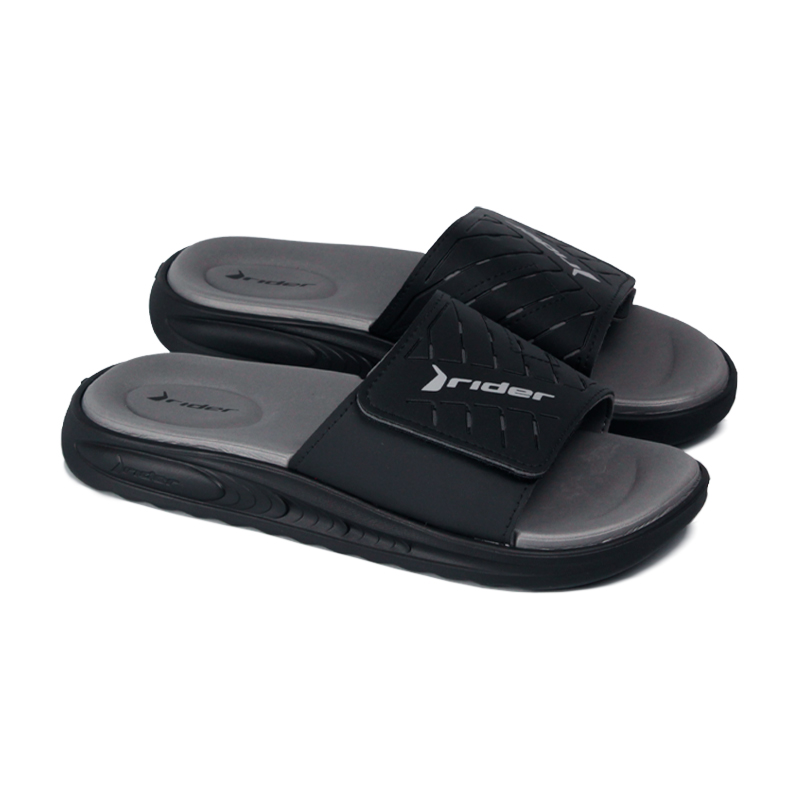 CHINELO RIDER SOFT PLUS SLIDE AD PRETO