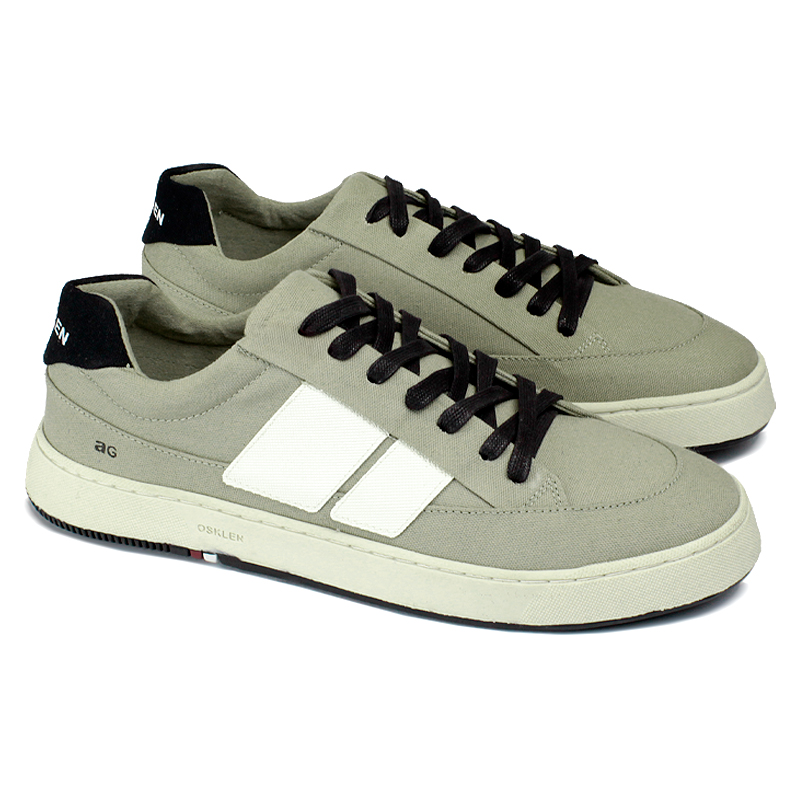 TÊNIS OSKLEN CANVAX AG SNEAKER CAQUI/CRU/PRETO