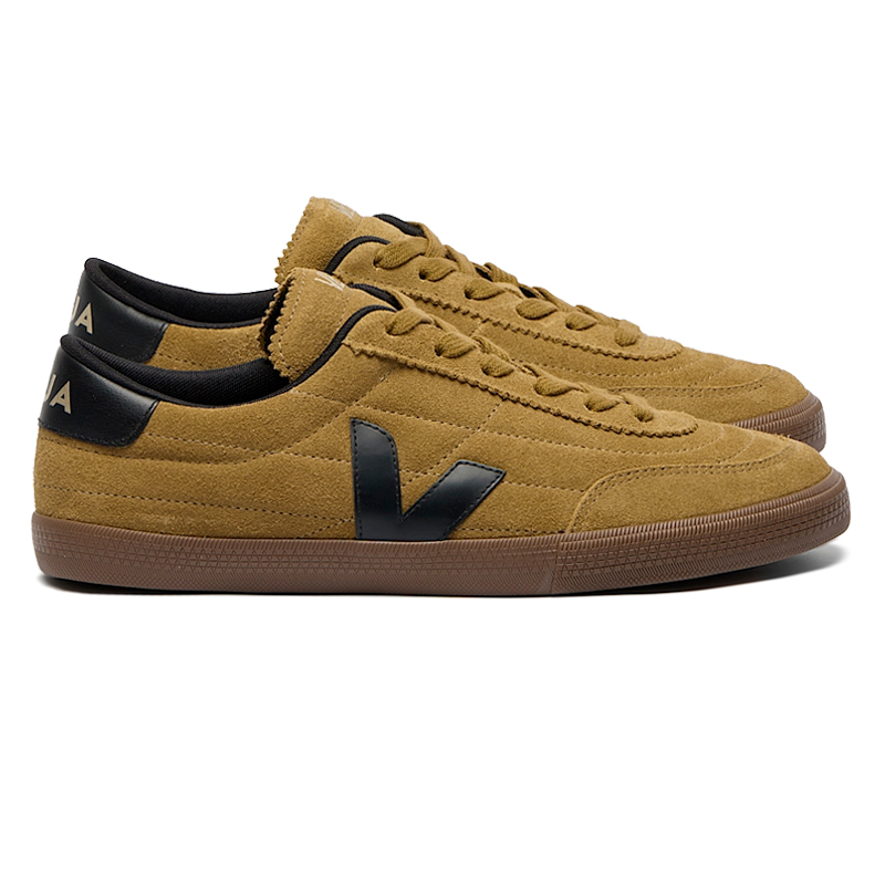 VEJA PANENKA SUEDE TENT BLACK BARK