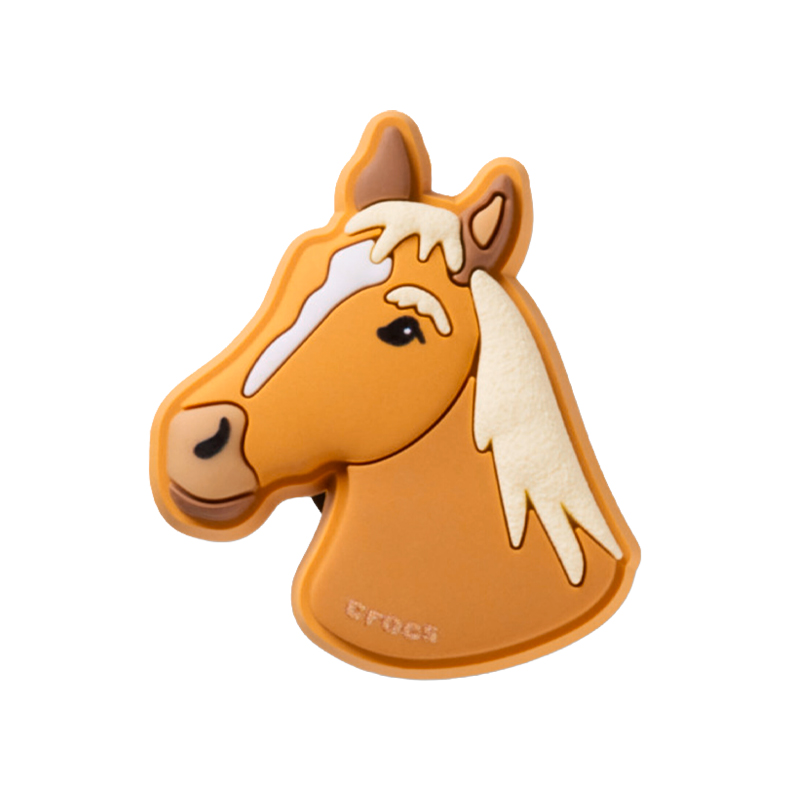 JIBBITZ TAN HORSE HEAD