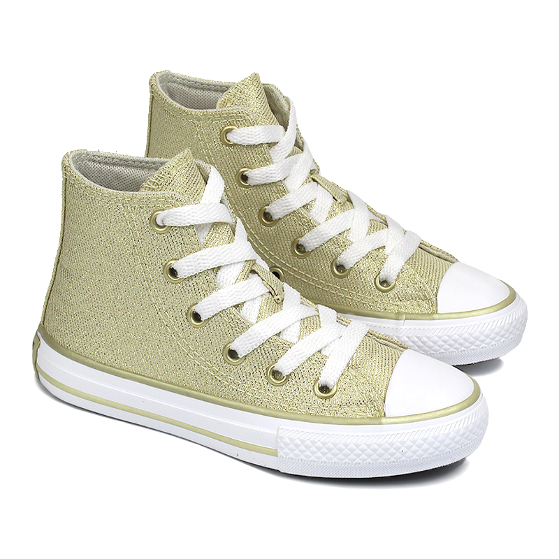 CHUCK TAYLOR ALL STAR HI KIDS SHINE DOURADO
