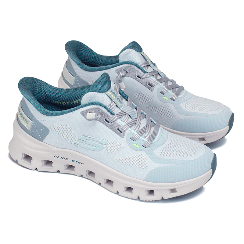 SKECHERS GLIDE STEP PURE MOTION BLUE/MINT