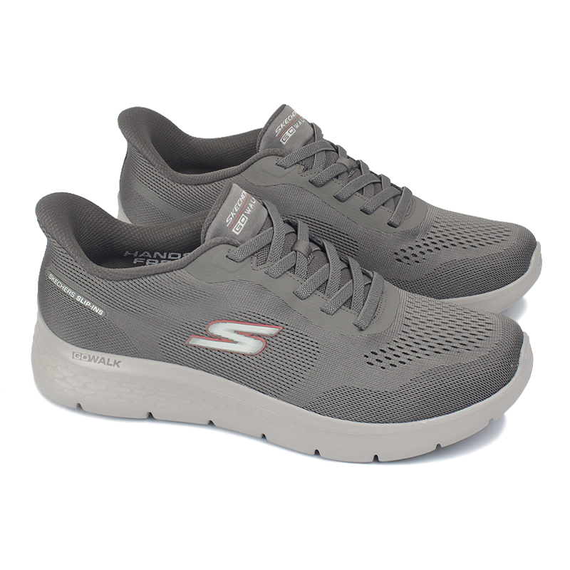 SKECHERS GO WALK FLEX MASTER CASTANHO ESCURO