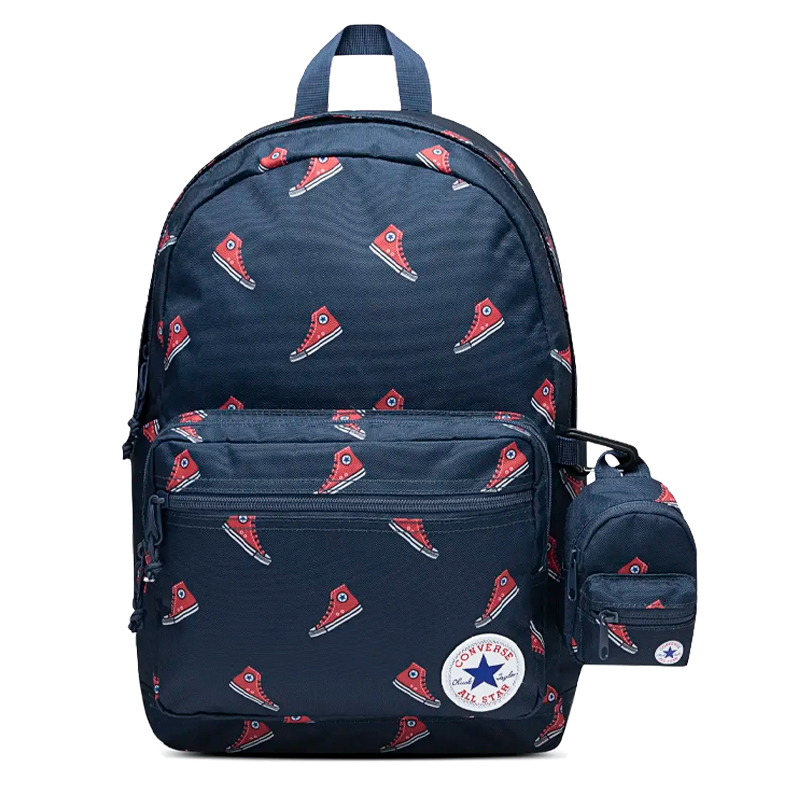 MOCHILA CONVERSE GO 2 BACKPACK ESTAMPA CHUCKS AZUL
