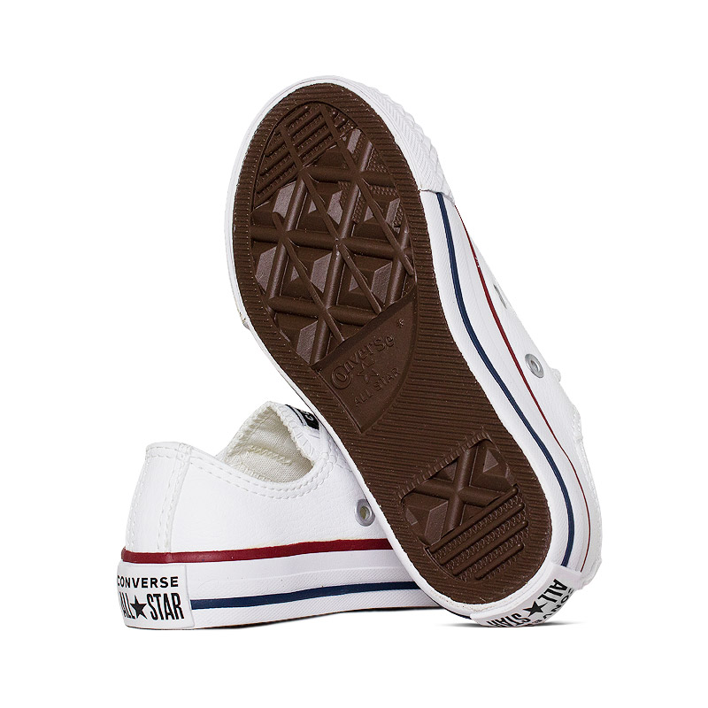 Tênis Converse All Star Infantil Couro com Velcro - CT0420 Branco