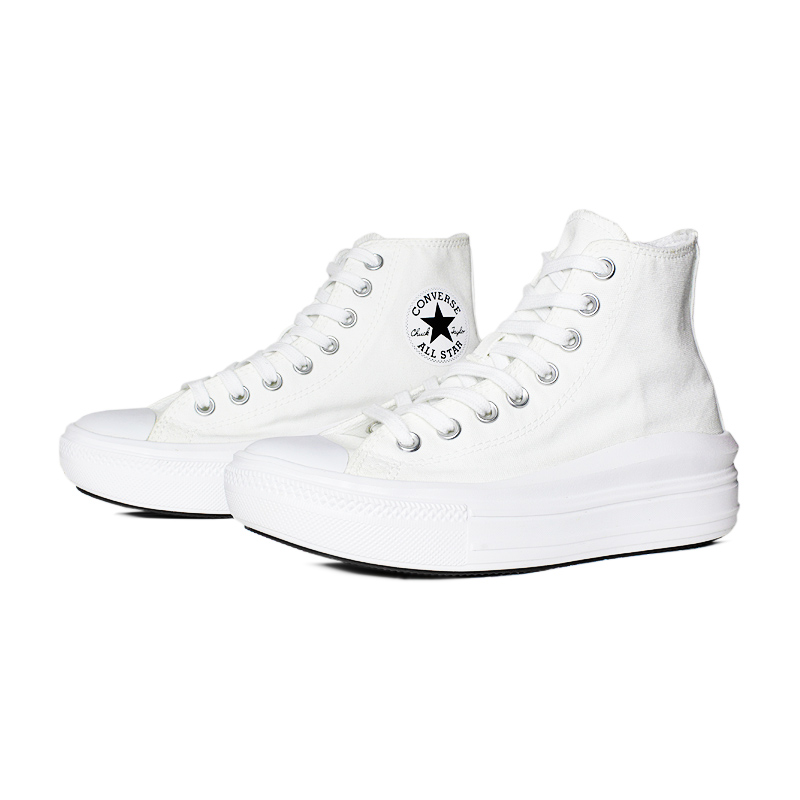 Tênis Converse Chuck Taylor All Star Move Hi Monochrome Dark Preto