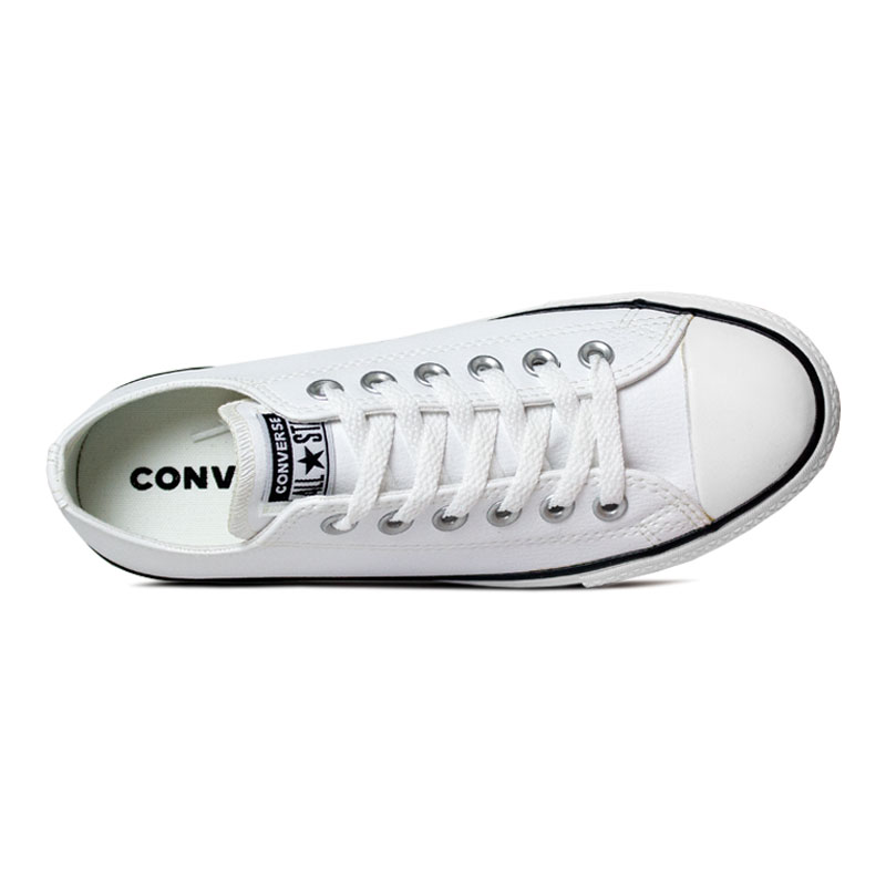 ALL STAR PLATAFORMA ECO LEATHER HI COURO BRANCO - Converse é na Convexo!