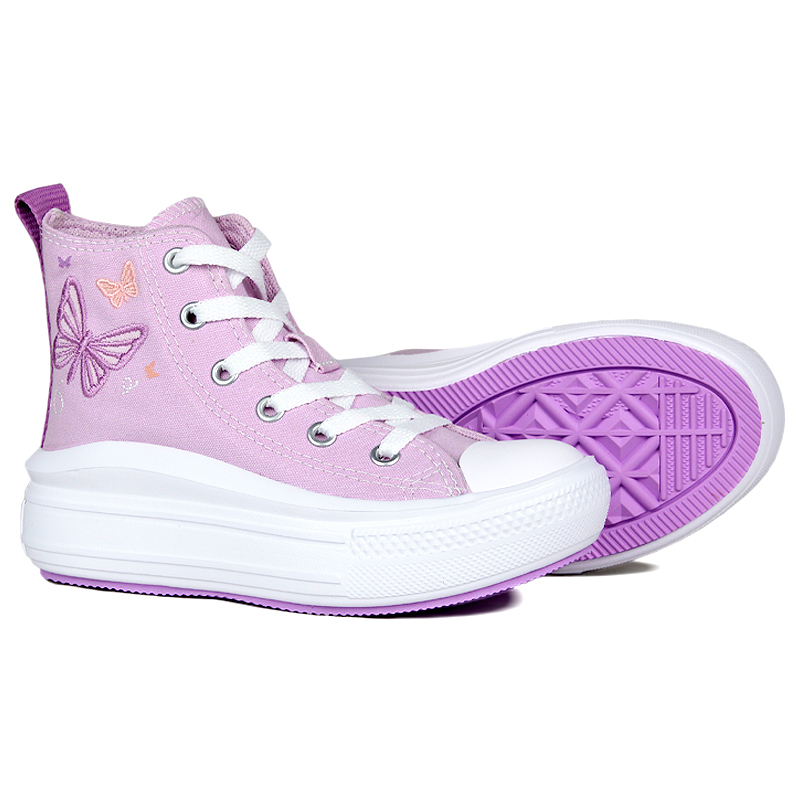 All Star Move Kids Hi Festival Roxo | Converse Infantil é na Convexo ...