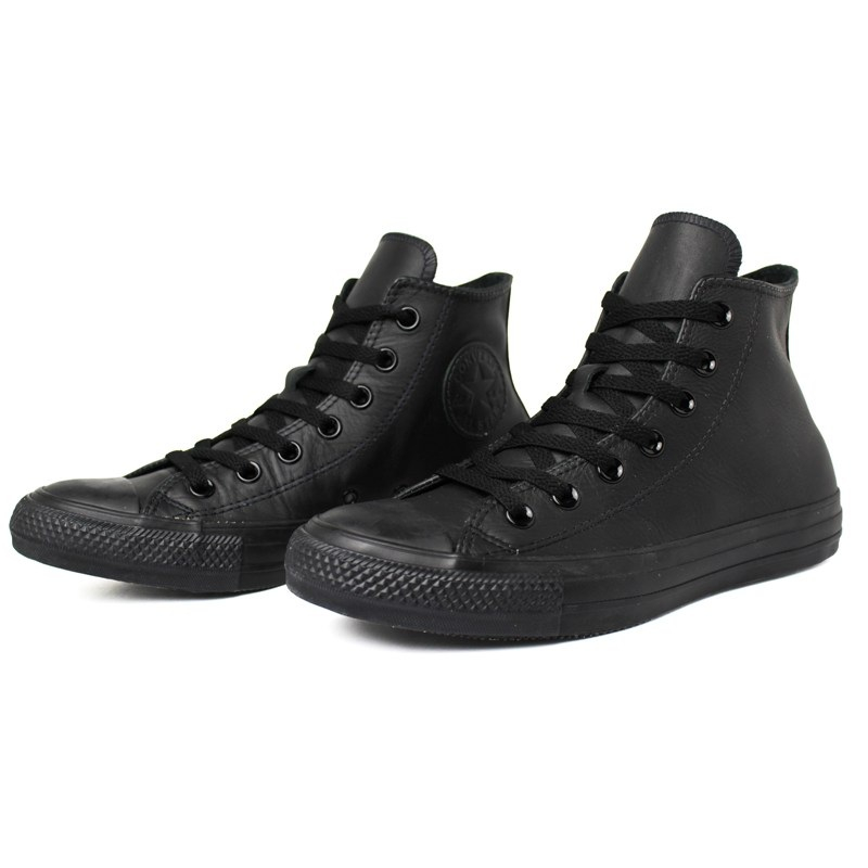 all star monochrome preto