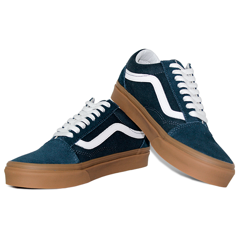 old school vans azul