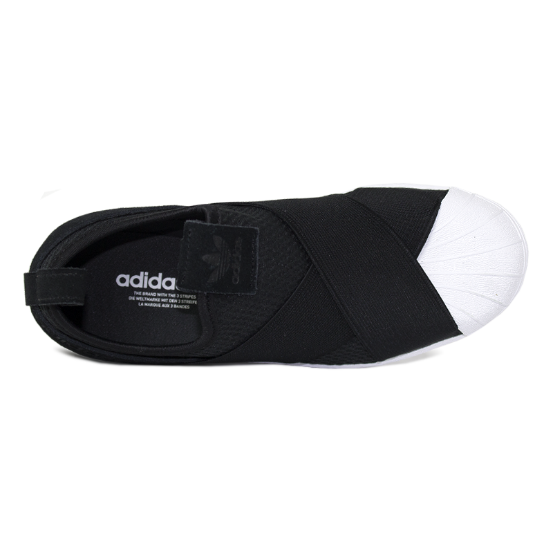 adidas preto superstar slip on