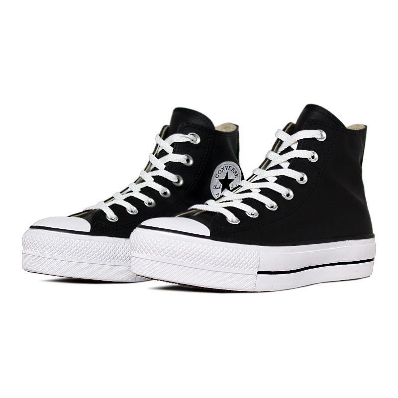 ALL STAR PLATAFORMA ECO LEATHER HI COURO BRANCO - Converse é na Convexo!